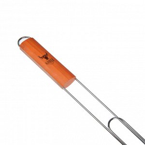 GRILLBOOM Решетка-гриль хром., 21х35х2см