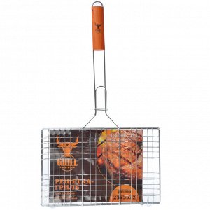 GRILLBOOM Решетка-гриль хром., 21х35х2см