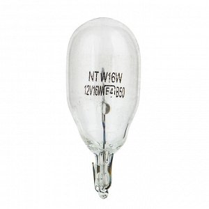 NG Лампа накаливания W16W T15, 12В, 16Вт, standart, W2.1x9.5d, 2шт/блистер (Original)