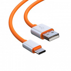 BY Кабель для зарядки Orange Type-C, 1м, 2А, оранжевый