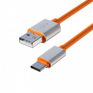 BY Кабель для зарядки Orange Type-C, 1м, 2А, оранжевый
