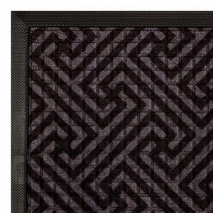 VETTA Коврик придверный, резиновый с ворсом полиэстер, 45x75см, 4 дизайна