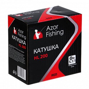 AZOR FISHING Катушка HL 200, передний фрикцион, 1 п.п