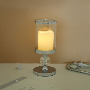 Светильник LED в форме подсвечника со свечой, 11x11x25,8 см, 2xАА