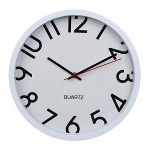 LADECOR CHRONO Часы настенные круглые, пластик, d30 см, 1xAA, арт.06-17