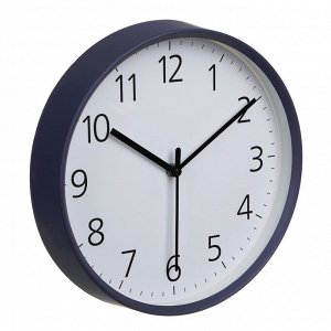 Часы настенные круглые, пластик, d30 см, 1xAA, арт.06-41