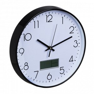 LADECOR CHRONO Часы настенные круглые, пластик, d30 см, 1xAA, арт.06-37