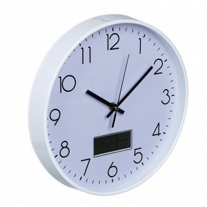 LADECOR CHRONO Часы настенные круглые, пластик, d30 см, 1xAA, арт.06-36