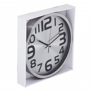LADECOR CHRONO Часы настенные круглые, пластик, d30 см, 1xAA, арт.06-21