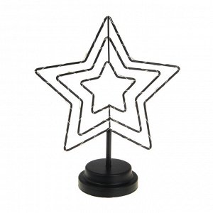 Светильник LED "Звезда", металл, 22х10х28.5 см