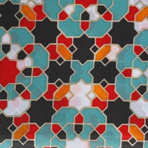 VETTA Шторка для ванной, с утяжелителем, полиэстер, 90 г/м2, 180x180см, "Франко", 4 дизайна