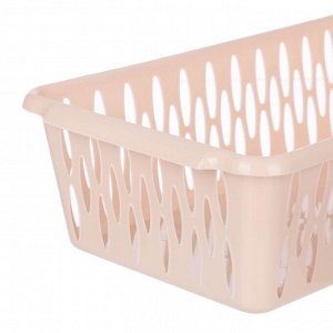 Корзинка для хранения Keeplex Light S 24,2х14,5х7,1см, пластик, бежевый топаз