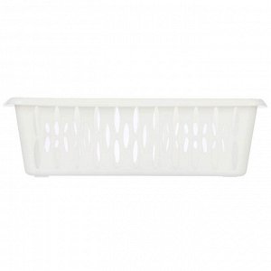 Корзинка для хранения Keeplex Light S 24,2х14,5х7,1см, пластик, белое облако