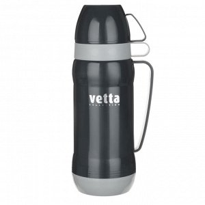 VETTA Термос стеклянная колба "Туристический" 1,00л (2 чашки), 3 цвета