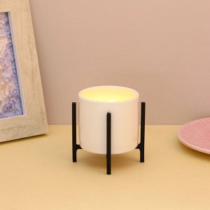 Шкатулка для украшений, 7,5х8,6х см, керамика, черный, арт.2