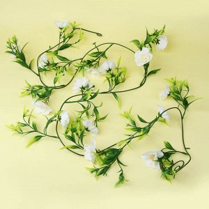 LADECOR Растение искусственное "Лиана с цветами" 1,7 м, пластик, полиэстер, 2 цвета