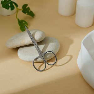 ЮНИLOOK Ножницы маникюрные универсальные с загнутыми лезвиями, сталь, 8,8см, HS-0621-3