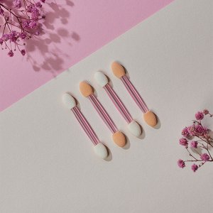 ЮНИLOOK Набор аппликаторов 25шт, 4 стор, 6см, пластик, латекс