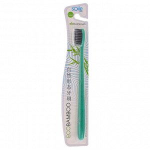 Зубная щетка SMILE CARE Eco Bamboo, с бамбуковым углем, средняя жесткость