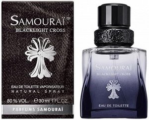 SAMOURAI Blacklight Cross Smart Edition - туалетная вода с чуть сладковатым ароматом