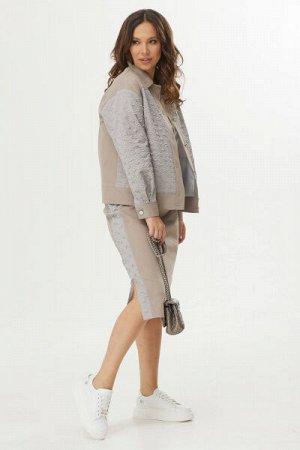 Женский юбочный комплект куртка и юбка