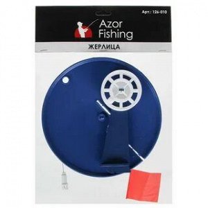 AZOR FISHING Жерлица для зимней рыбалки, пластик, катушка, флажок
