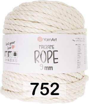 Пряжа YarnArt Macrame Rope 9 мм