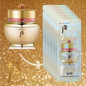 (пробник) The History of Whoo Royal Anti-aging Cream Омолаживающий крем, 10шт