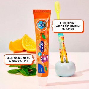 LION "Кодомо" Зубная паста  40гр  "Апельсин"  гелевая (Orange) /36шт/