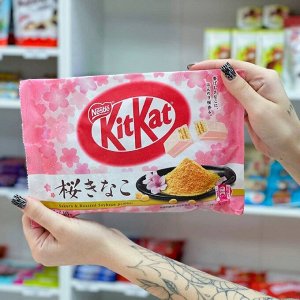 KitKat Sakura & Roaster Soybean powder 15g - КитКат сакура и бобы. 1шт