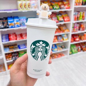 Starbucks Dragon Cup 450ml - Пластиковый стакан Старбакс с игрушкой