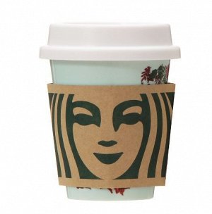 Starbucks Mini Cup Blue - Набор Старбакс мини стакан + сумочка