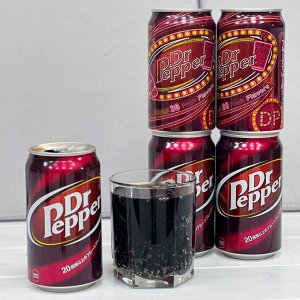 Dr.Pepper Classic 350ml - Др.Пеппер классика. Неоновый дизайн