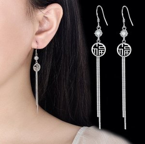 Серьги стерлинговое серебро