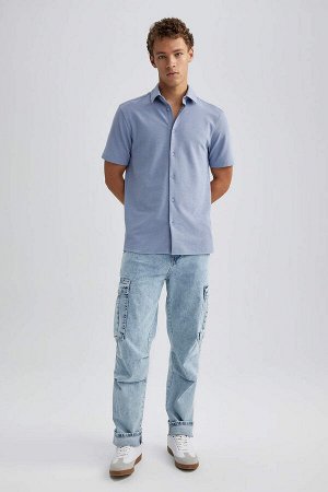 DEFACTO Рубашка из джерси с коротким рукавом стандартного кроя