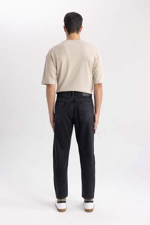 Узкие джинсовые брюки скинни в стиле 90-х с высокой талией