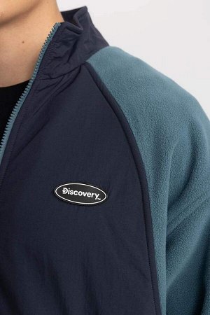 Пальто свободного кроя со стоячим воротником Discovery Channel
