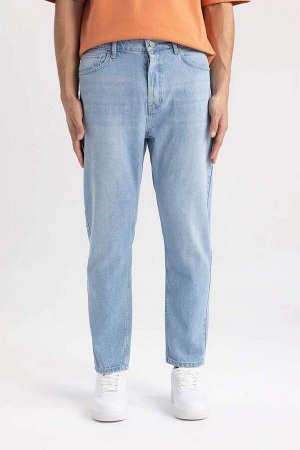 Облегающие джинсовые брюки скинни в стиле 90-х с высокой талией