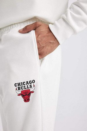 DeFactoFit Толстые джоггеры стандартной посадки NBA Chicago Bulls