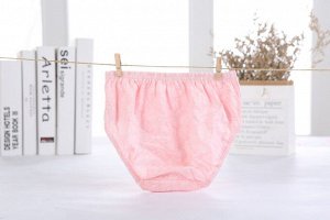 Трусики для девочки набор 5 шт принт "котик+ тучки"