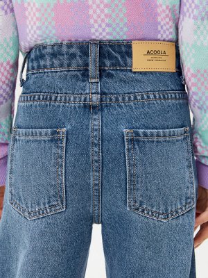 Брюки джинсовые детские для девочек Tabula