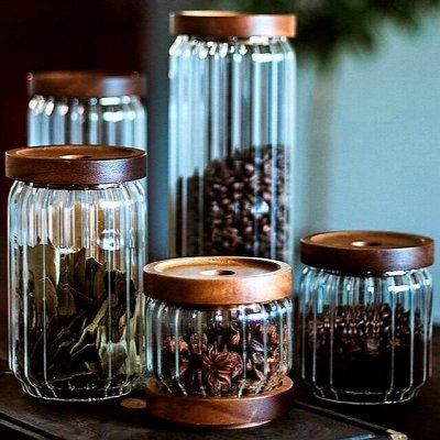 Красота для Вашего дома: баночки для чая, круп и специй
