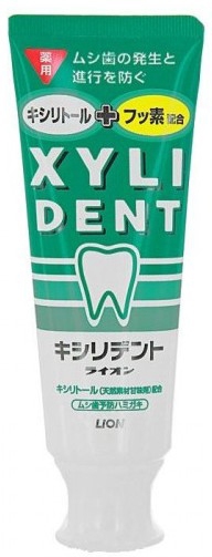 Зубная паста "XYLIDENT" с фтором и ксилитолом, укрепляет зубную эмаль 120 г (туба) / 60
