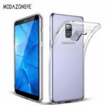 Силиконовый чехол Samsung A6 2018 (прозрачный)