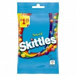 Драже со вкусом тропических фруктов Skittles Tropic Скитлс Тропические фрукты 109 гр