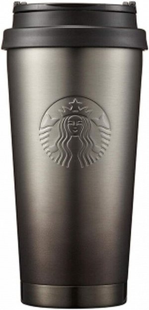 Starbucks Black Steel Tumbler - черный металический термос