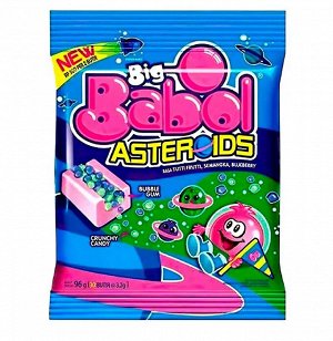 Жевательная резинка с хрустящими конфетами Big Babol Asteroids 152 гр