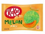 Японский Kit Kat Melon mini с вкусом дыни КитКат дыня 10шт 150 гр Японские сладости