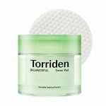 Torriden Успокаивающие тонер пэды с центеллой Torriden Balanceful Toner Pad 180ml
