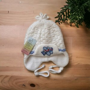 Шапка двойная вязка